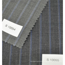 yarn wool polyester stripe twill fashion fabric for suit